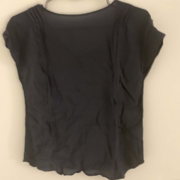 Black Massmio Dutti Tshirt Blouse - Picture 1 of 2